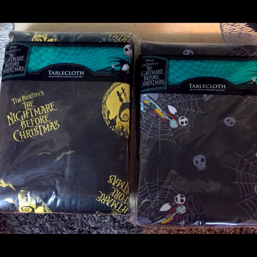 Nightmare before Christmas table cloths NEW (2)